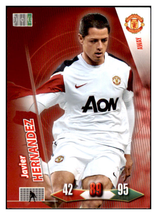 2011 Panini Adrenalyn Javier Hernandez Manchester United 432248