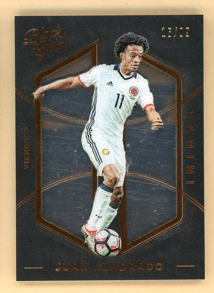 2016 Panini Black Gold #124 Juan Cuadrado Columbia Bronze 15/99 432605