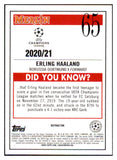 2020 Topps Merlin #065 Erling Haaland Dortmund 432716