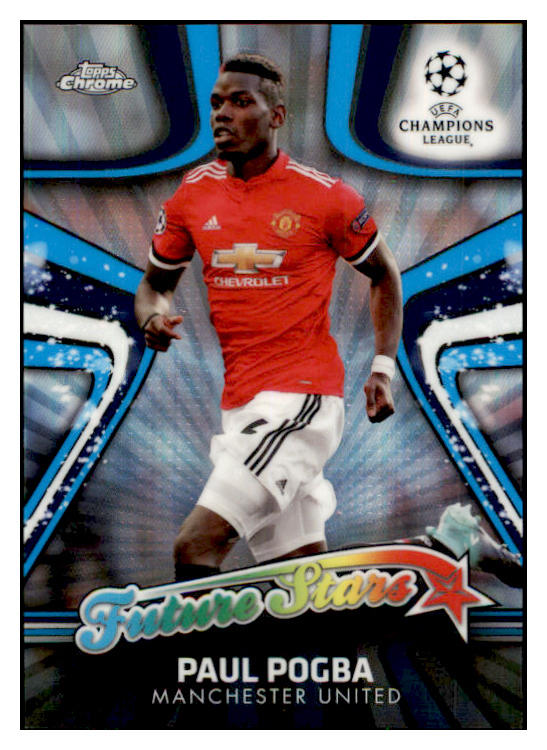 2017 Topps Chrome Future Stars #FS-PP Paul Pogba Manchester United 432882