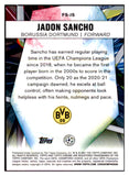 2020 Topps Chrome Future Stars #FS-JS Jadon Sancho Dortmund 432884