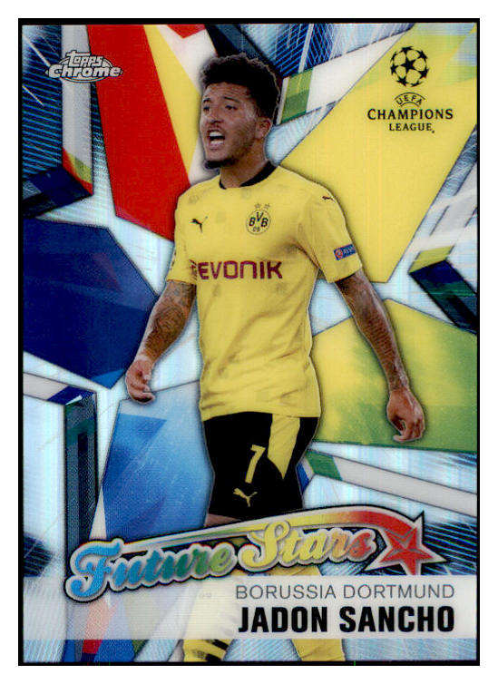 2020 Topps Chrome Future Stars #FS-JS Jadon Sancho Dortmund 432886