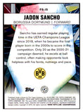 2020 Topps Chrome Future Stars #FS-JS Jadon Sancho Dortmund 432886
