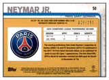 2018 Topps Chrome #050 Neymar Jr. PSG Blue Refractor 26/150 432909