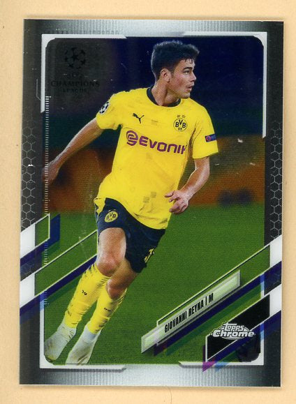 2020 Topps Chrome #053 Giovanni Reyna Dortmund 432947