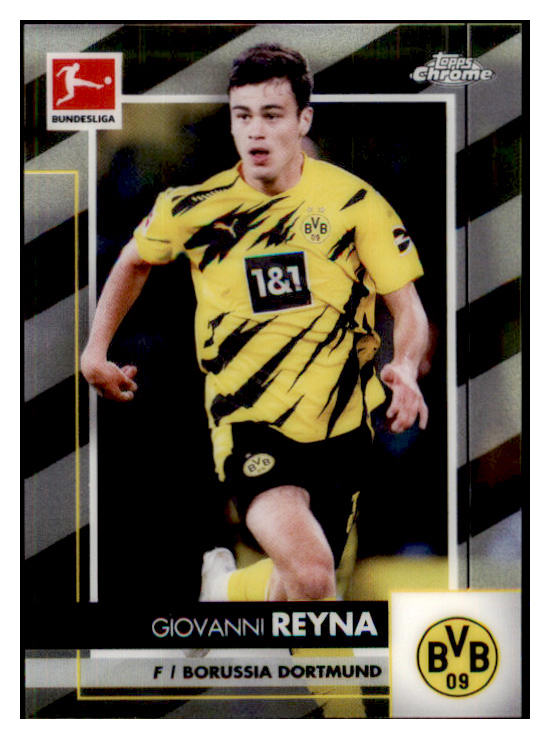 2020 Topps Chrome #033 Giovanni Reyna Dortmund 432973