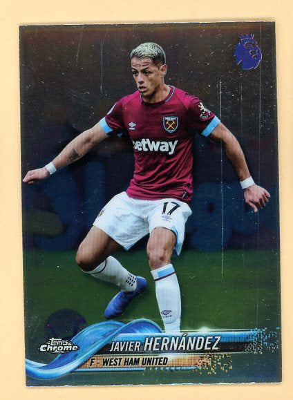 2018 Topps Chrome #082 Javer Hernandez West Ham 432992