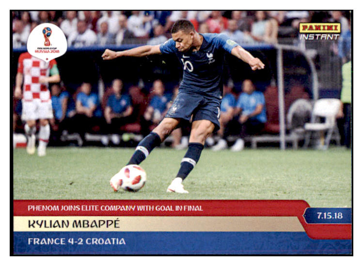 2018 Panini Instant #282 Kylian Mbappe France 1 Of 540 433218