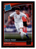 2018 Donruss #189 Jadon Sancho England Silver Press Proof 433332