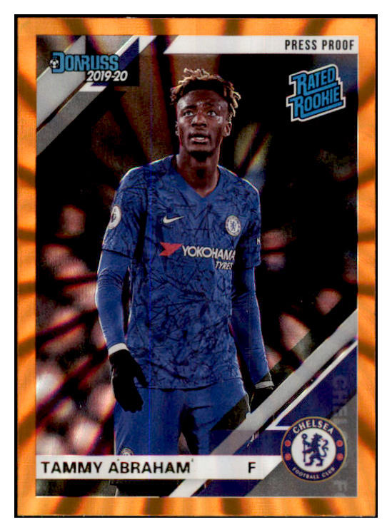 2019 Donruss #057 Tammy Abraham Chelsea Orange Press Proof 433362