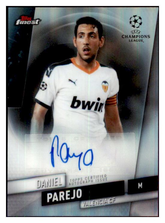 2019 Topps Finest Autographs #FA-DP Dani Parejo Valencia 433491