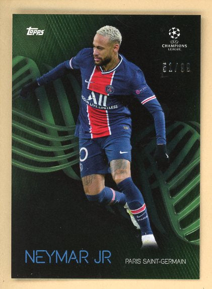 2021 Topps On Demand Neymar Jr. PSG Green 51/99 433528