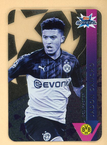 2019 Topps Crystal #107 Jadon Sancho Dortmund 433549