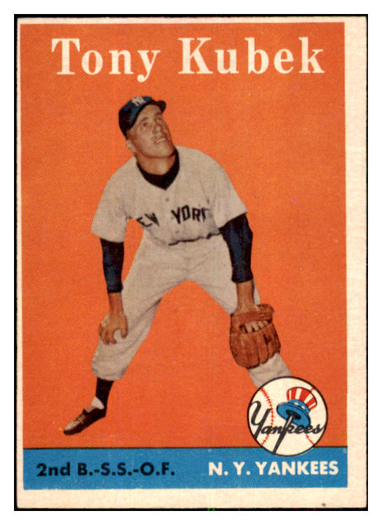 1958 Topps Baseball #393 Tony Kubek Yankees EX-MT 433606