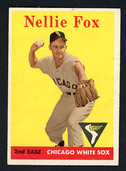 1958 Topps Baseball #400 Nellie Fox White Sox EX 433608
