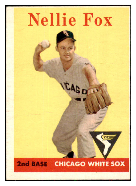 1958 Topps Baseball #400 Nellie Fox White Sox EX 433609