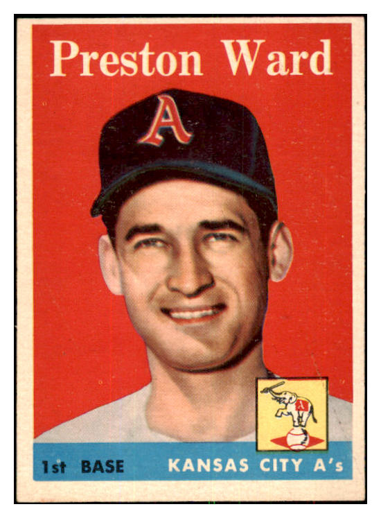 1958 Topps Baseball #450 Preston Ward A's NR-MT 433636