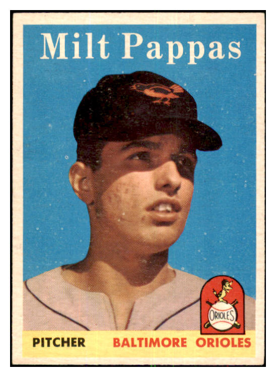 1958 Topps Baseball #457 Milt Pappas Orioles NR-MT 433639