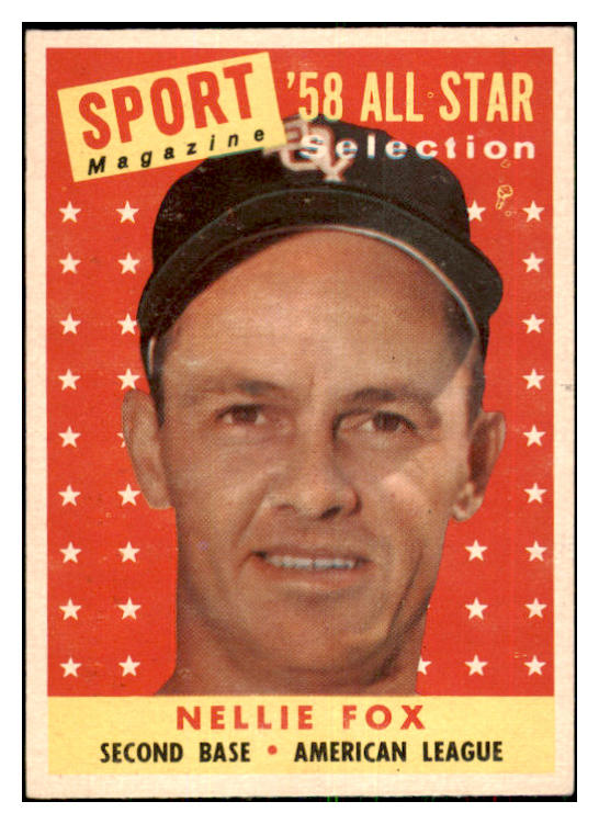 1958 Topps Baseball #479 Nellie Fox A.S. White Sox NR-MT 433646