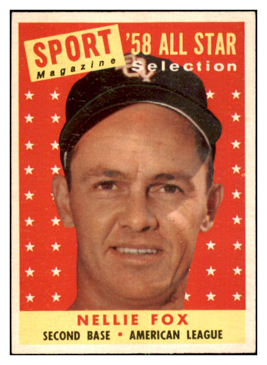 1958 Topps Baseball #479 Nellie Fox A.S. White Sox NR-MT 433647