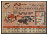 1958 Topps Baseball #115 Jim Bunning Tigers EX 433704