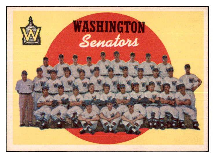 1959 Topps Baseball #397 Washington Senators Team NR-MT 433758