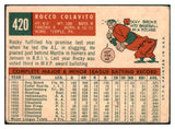 1959 Topps Baseball #420 Rocky Colavito Indians VG 433766