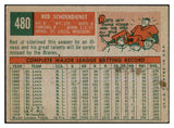 1959 Topps Baseball #480 Red Schoendienst Braves EX 433776