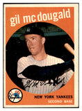 1959 Topps Baseball #345 Gil McDougald Yankees EX 433803