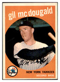 1959 Topps Baseball #345 Gil McDougald Yankees EX-MT 433804