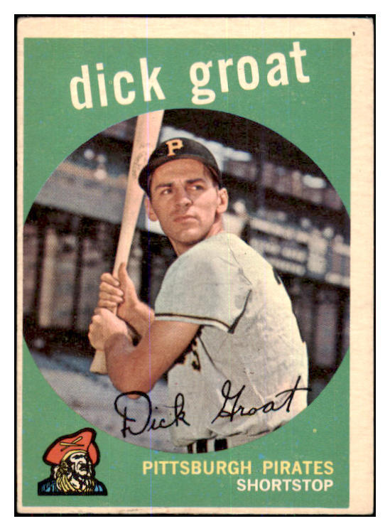 1959 Topps Baseball #160 Dick Groat Pirates VG-EX 433835