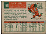 1959 Topps Baseball #160 Dick Groat Pirates VG-EX 433835