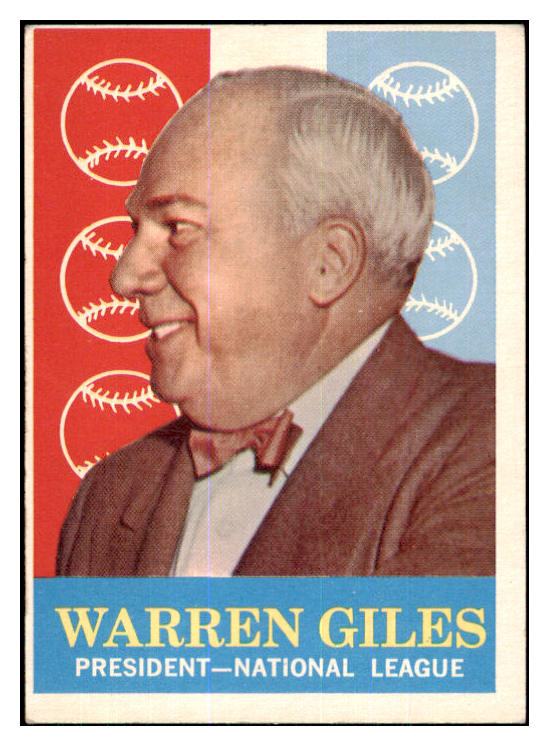 1959 Topps Baseball #200 Warren Giles President EX 433843