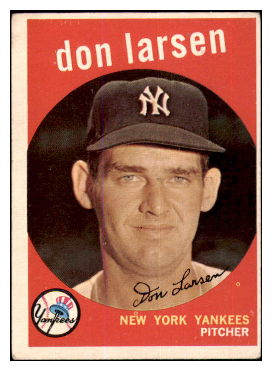 1959 Topps Baseball #205 Don Larsen Yankees VG-EX 433844