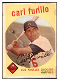 1959 Topps Baseball #206 Carl Furillo Dodgers GD-VG 433846