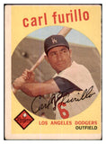 1959 Topps Baseball #206 Carl Furillo Dodgers GD-VG 433847