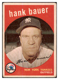 1959 Topps Baseball #240 Hank Bauer Yankees VG 433851