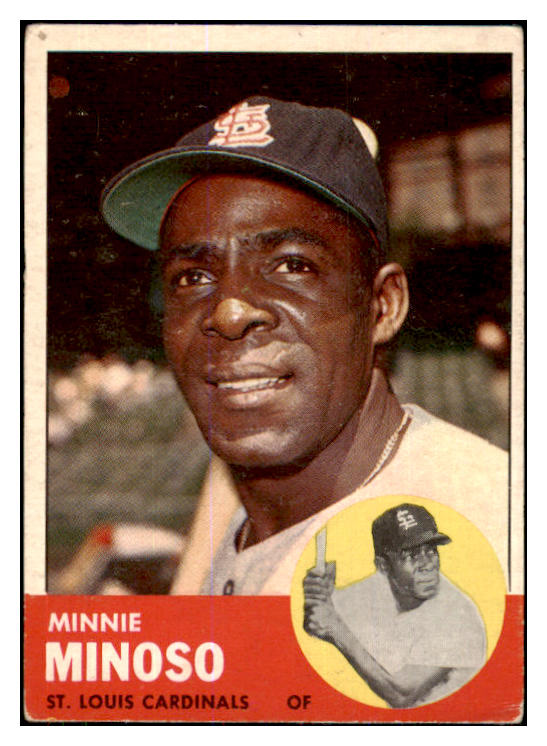 1963 Topps Baseball #190 Minnie Minoso Cardinals VG 433861