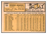 1963 Topps Baseball #190 Minnie Minoso Cardinals EX 433862