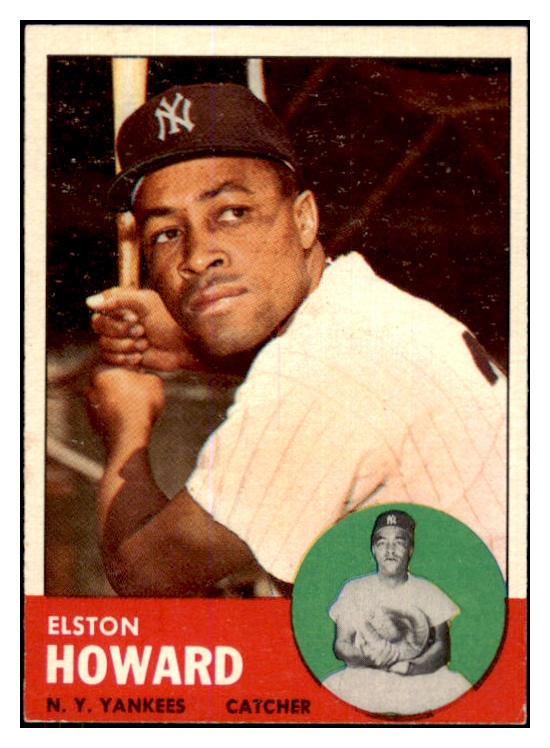 1963 Topps Baseball #060 Elston Howard Yankees VG-EX 433866