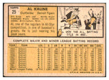 1963 Topps Baseball #025 Al Kaline Tigers VG-EX 433867