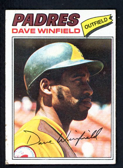 1977 Topps Baseball #390 Dave Winfield Padres VG-EX 433881