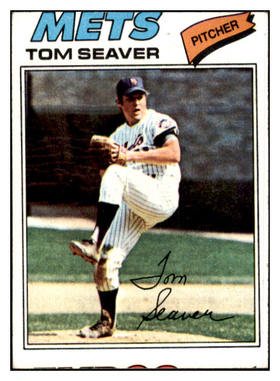 1977 Topps Baseball #150 Tom Seaver Mets Good oc 433888