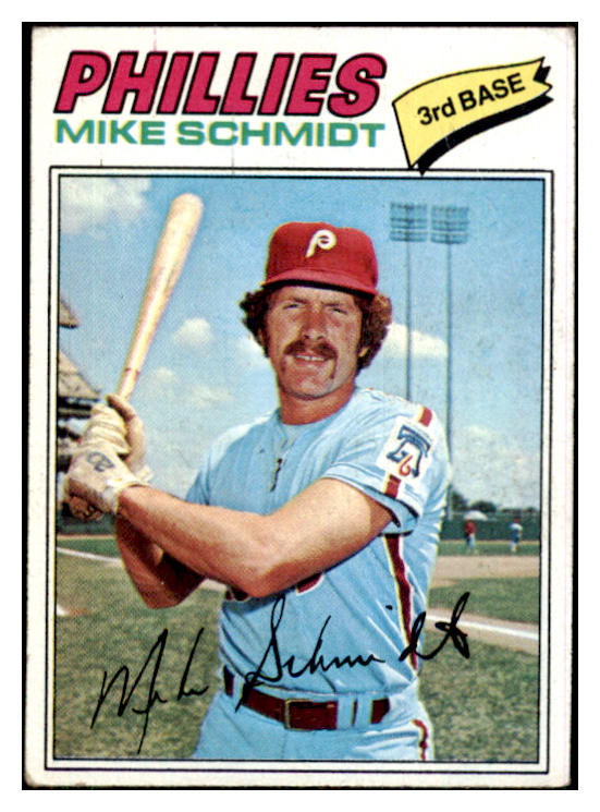 1977 Topps Baseball #140 Mike Schmidt Phillies VG-EX 433891