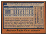1978 Topps Baseball #173 Robin Yount Brewers NR-MT 433908
