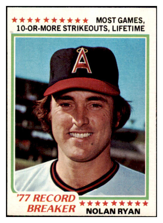 1978 Topps Baseball #006 Nolan Ryan RB Angels NR-MT 433913