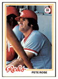 1978 Topps Baseball #020 Pete Rose Reds EX-MT 433919