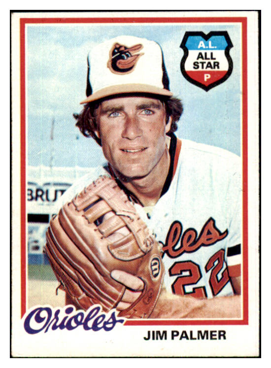 1978 Topps Baseball #160 Jim Palmer Orioles EX-MT 433922