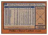 1978 Topps Baseball #540 Steve Carlton Phillies EX-MT 433929