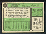 1974 Topps Baseball #010 Johnny Bench Reds GD-VG 433944